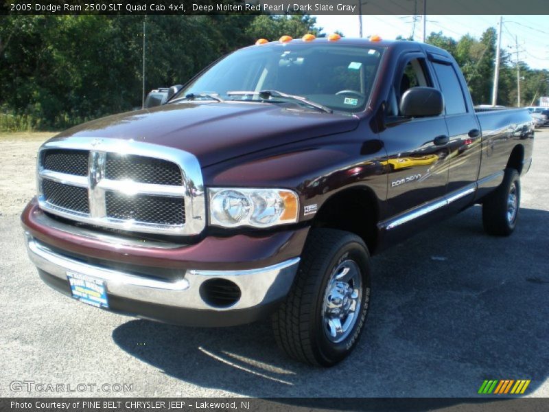 Deep Molten Red Pearl / Dark Slate Gray 2005 Dodge Ram 2500 SLT Quad Cab 4x4