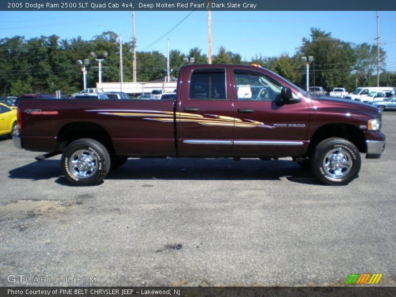 Deep Molten Red Pearl / Dark Slate Gray 2005 Dodge Ram 2500 SLT Quad Cab 4x4