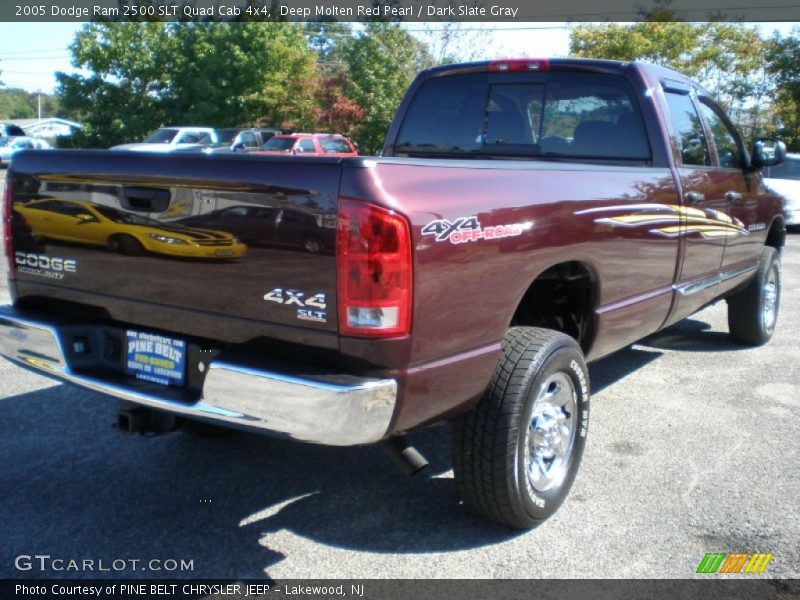 Deep Molten Red Pearl / Dark Slate Gray 2005 Dodge Ram 2500 SLT Quad Cab 4x4