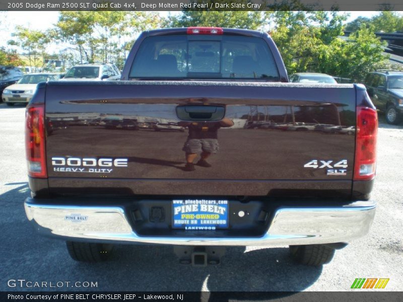 Deep Molten Red Pearl / Dark Slate Gray 2005 Dodge Ram 2500 SLT Quad Cab 4x4