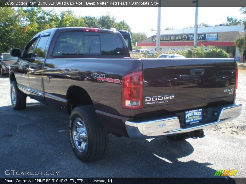 Deep Molten Red Pearl / Dark Slate Gray 2005 Dodge Ram 2500 SLT Quad Cab 4x4