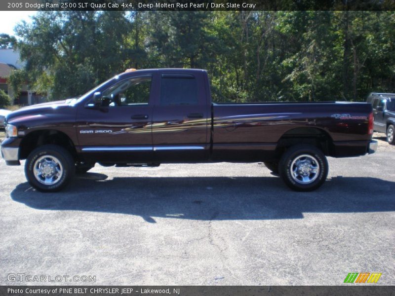 Deep Molten Red Pearl / Dark Slate Gray 2005 Dodge Ram 2500 SLT Quad Cab 4x4