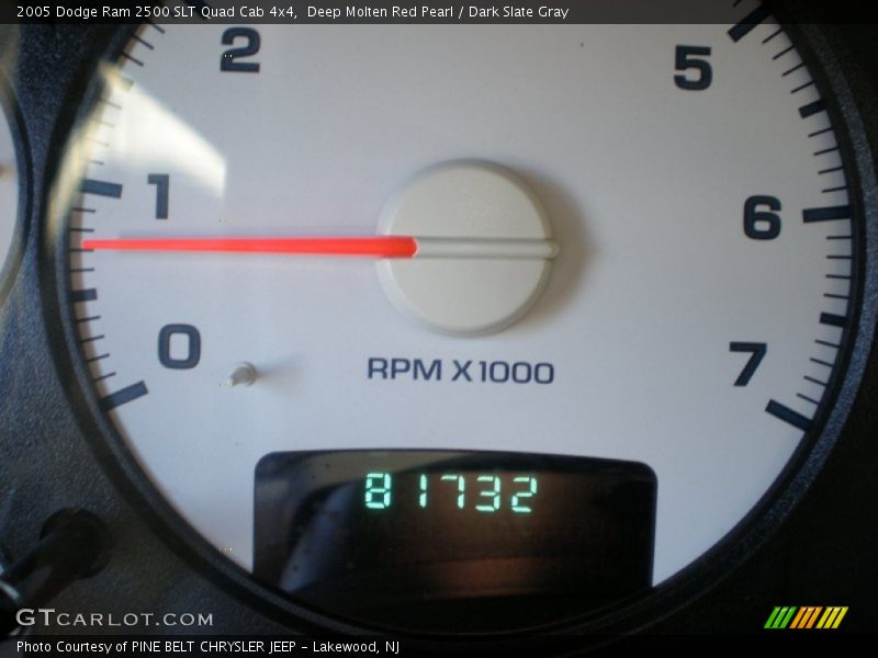 Deep Molten Red Pearl / Dark Slate Gray 2005 Dodge Ram 2500 SLT Quad Cab 4x4