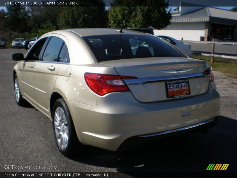 White Gold / Black 2011 Chrysler 200 LX