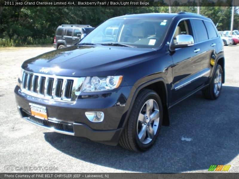 Blackberry Pearl / Black/Light Frost Beige 2011 Jeep Grand Cherokee Limited 4x4
