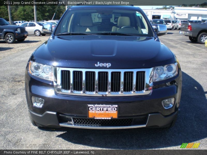 Blackberry Pearl / Black/Light Frost Beige 2011 Jeep Grand Cherokee Limited 4x4