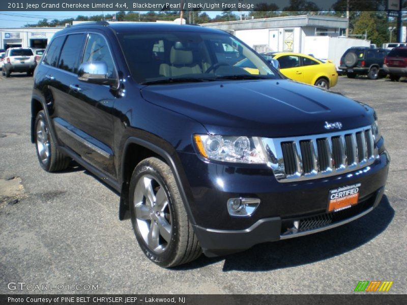 Blackberry Pearl / Black/Light Frost Beige 2011 Jeep Grand Cherokee Limited 4x4