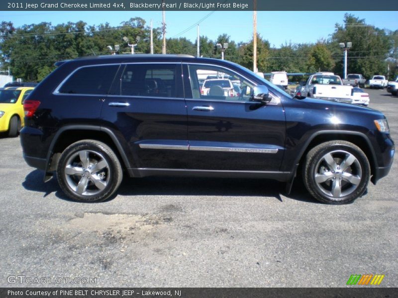 Blackberry Pearl / Black/Light Frost Beige 2011 Jeep Grand Cherokee Limited 4x4