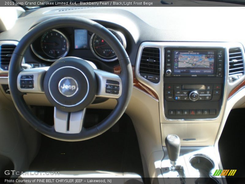 Blackberry Pearl / Black/Light Frost Beige 2011 Jeep Grand Cherokee Limited 4x4