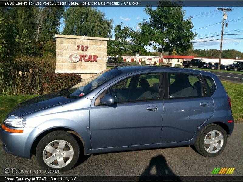 Icelandic Blue Metallic / Charcoal 2008 Chevrolet Aveo Aveo5 Special Value