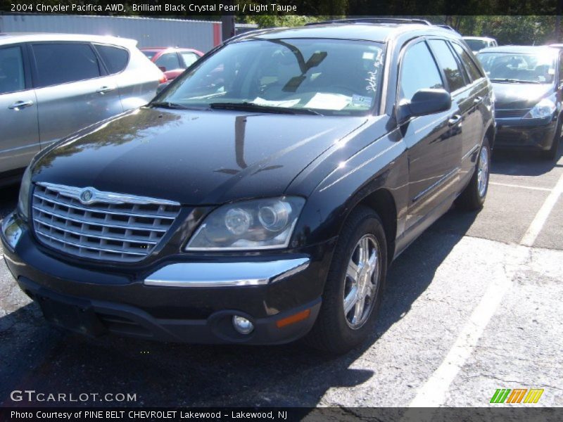 Brilliant Black Crystal Pearl / Light Taupe 2004 Chrysler Pacifica AWD