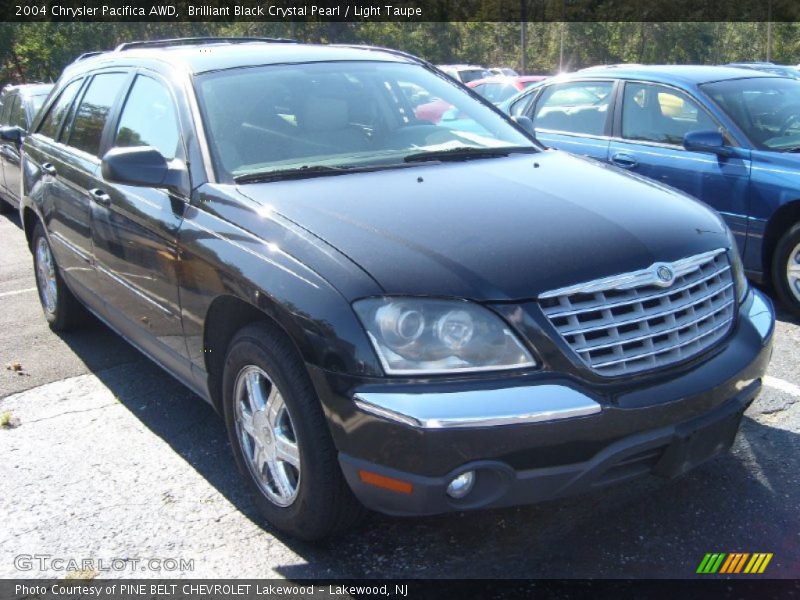 Brilliant Black Crystal Pearl / Light Taupe 2004 Chrysler Pacifica AWD
