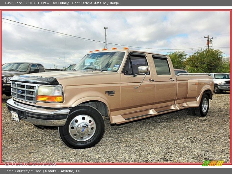 Front 3/4 View of 1996 F350 XLT Crew Cab Dually