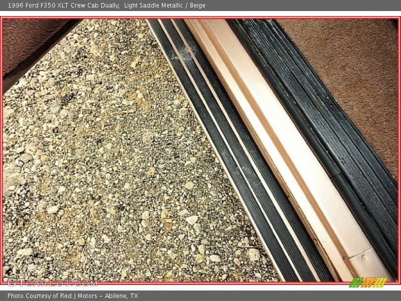 Light Saddle Metallic / Beige 1996 Ford F350 XLT Crew Cab Dually