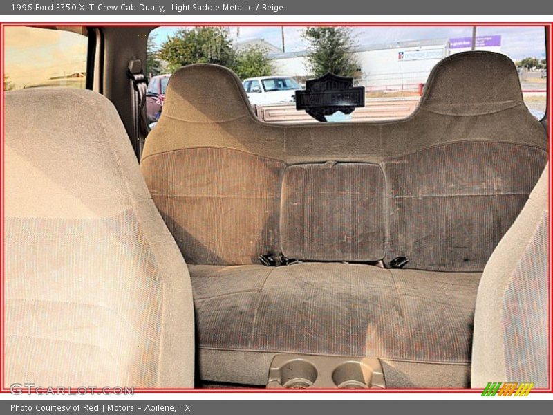  1996 F350 XLT Crew Cab Dually Beige Interior