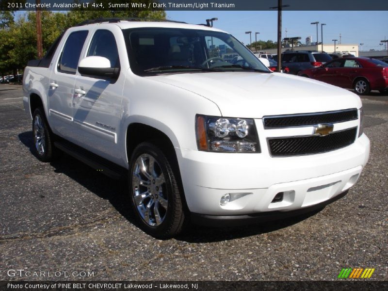 Summit White / Dark Titanium/Light Titanium 2011 Chevrolet Avalanche LT 4x4