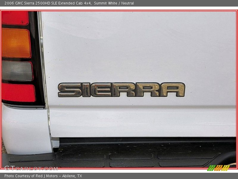  2006 Sierra 2500HD SLE Extended Cab 4x4 Logo
