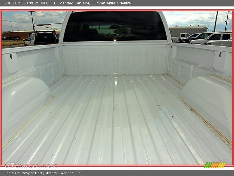 Summit White / Neutral 2006 GMC Sierra 2500HD SLE Extended Cab 4x4