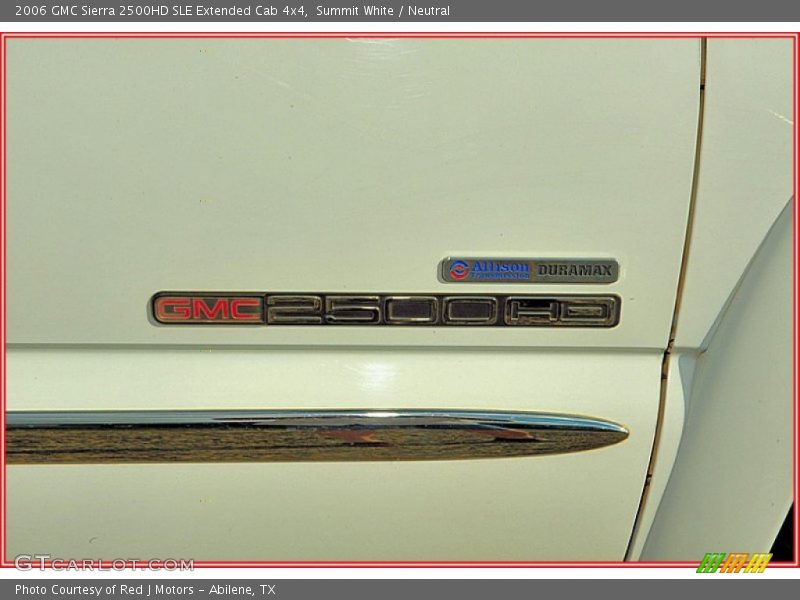  2006 Sierra 2500HD SLE Extended Cab 4x4 Logo