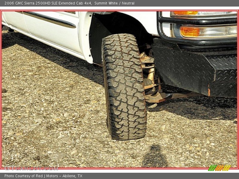 Summit White / Neutral 2006 GMC Sierra 2500HD SLE Extended Cab 4x4