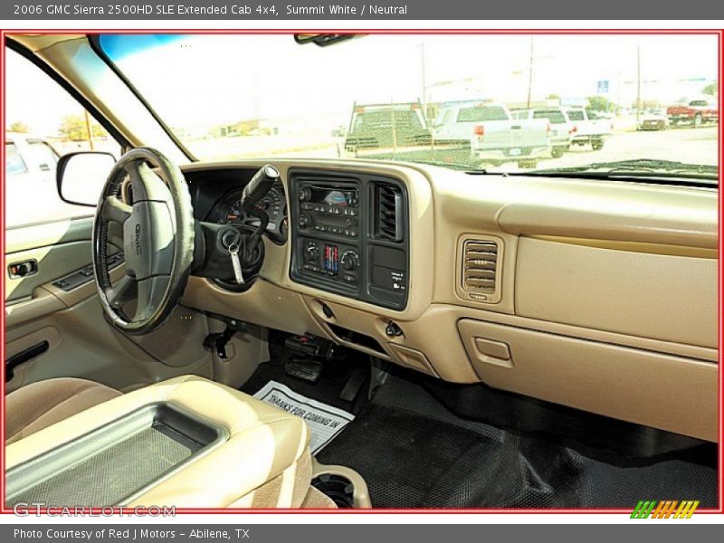 Summit White / Neutral 2006 GMC Sierra 2500HD SLE Extended Cab 4x4