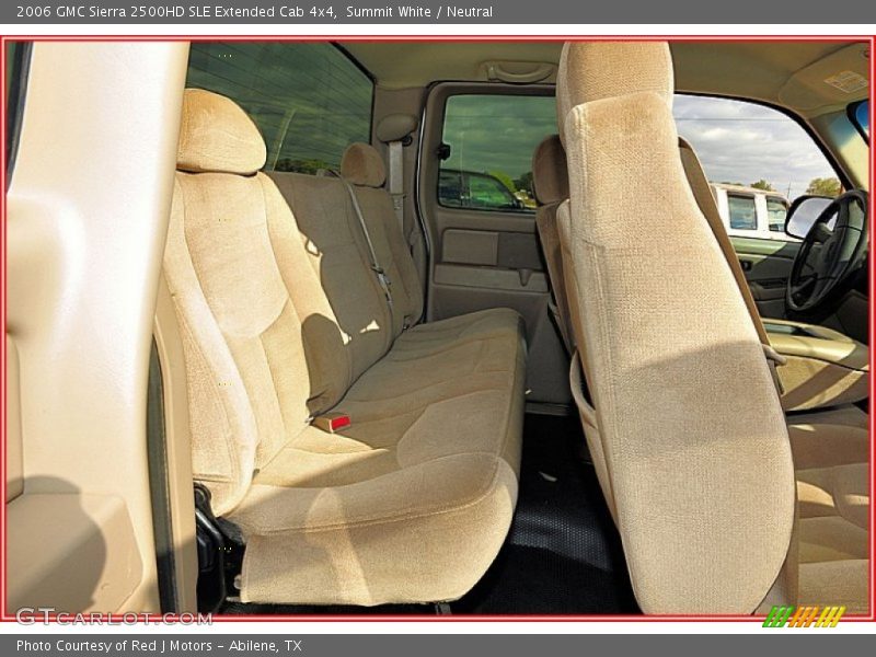 Summit White / Neutral 2006 GMC Sierra 2500HD SLE Extended Cab 4x4