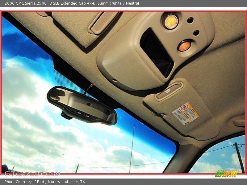 Summit White / Neutral 2006 GMC Sierra 2500HD SLE Extended Cab 4x4