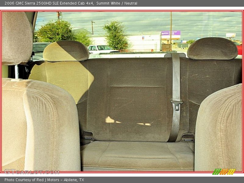 Summit White / Neutral 2006 GMC Sierra 2500HD SLE Extended Cab 4x4