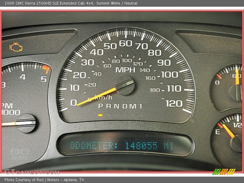 Summit White / Neutral 2006 GMC Sierra 2500HD SLE Extended Cab 4x4