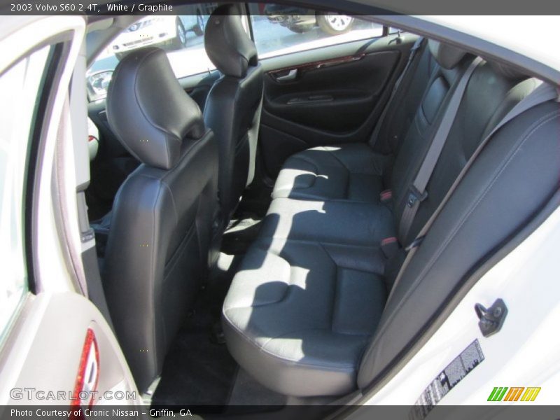 White / Graphite 2003 Volvo S60 2.4T