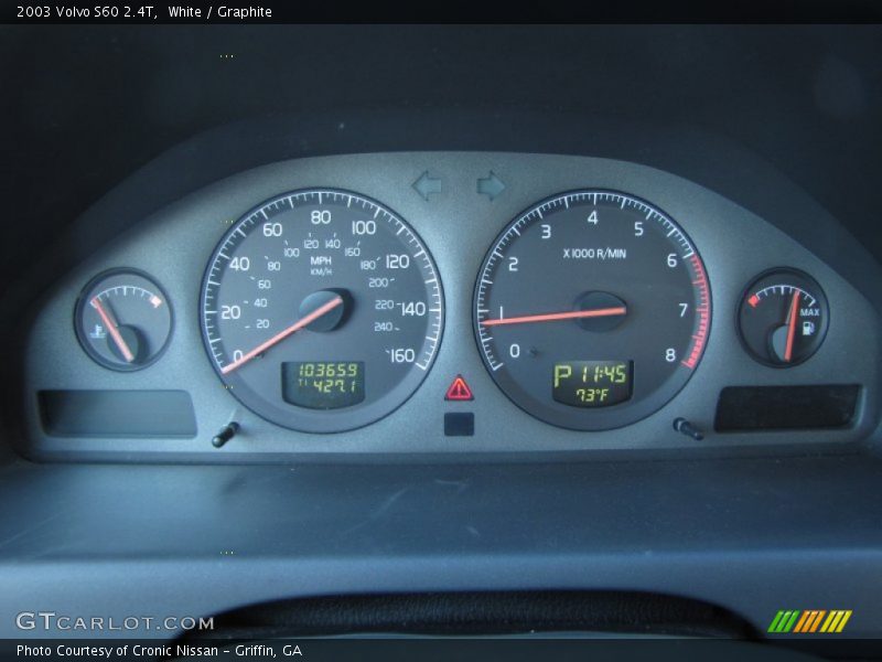  2003 S60 2.4T 2.4T Gauges