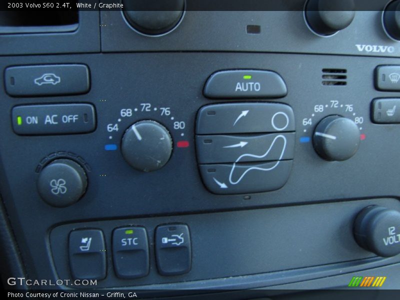 Controls of 2003 S60 2.4T