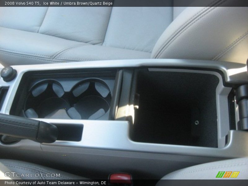 Ice White / Umbra Brown/Quartz Beige 2008 Volvo S40 T5
