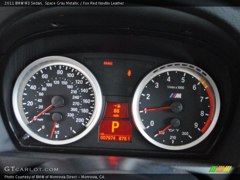  2011 M3 Sedan Sedan Gauges