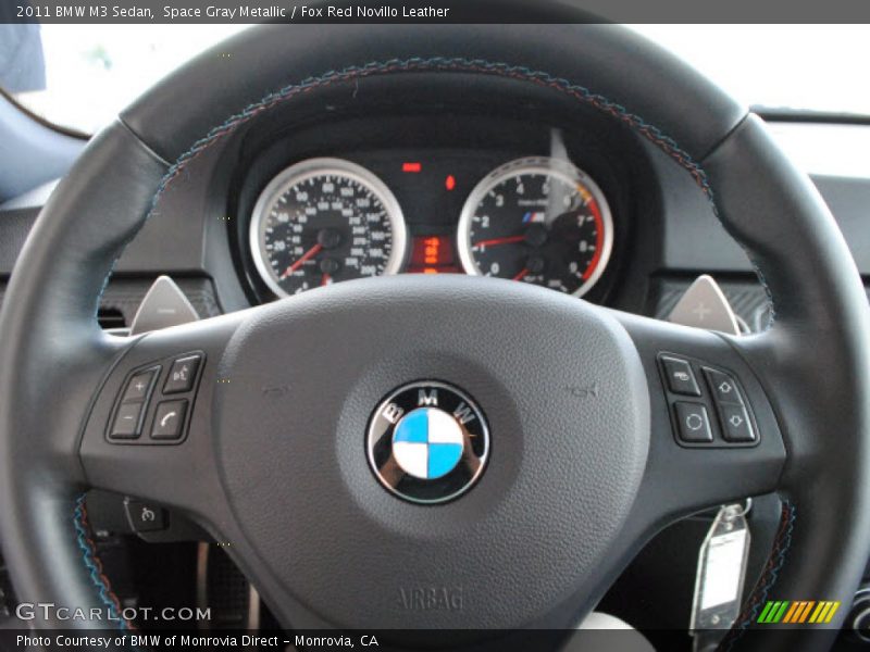 Space Gray Metallic / Fox Red Novillo Leather 2011 BMW M3 Sedan
