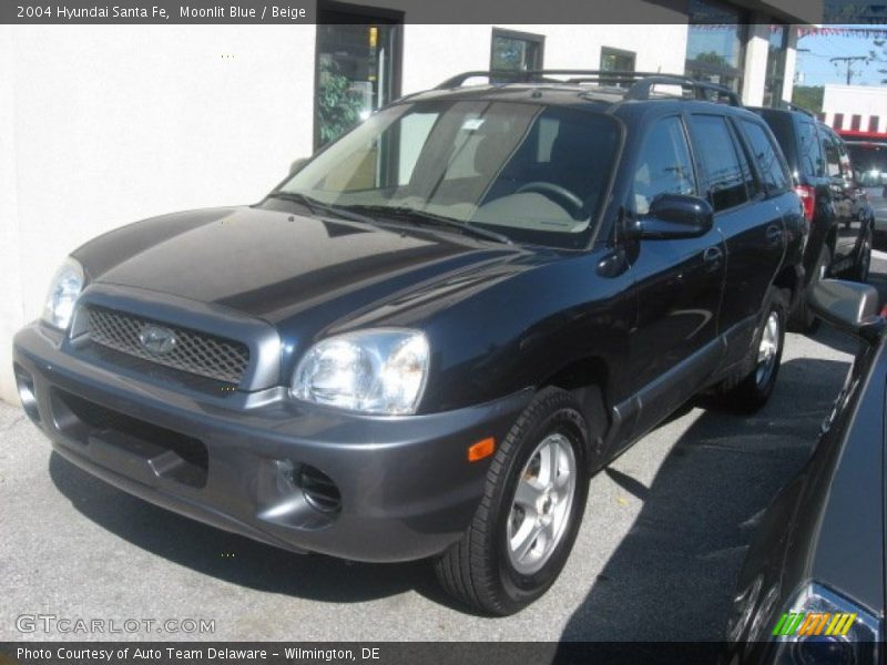Moonlit Blue / Beige 2004 Hyundai Santa Fe