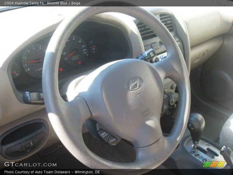Moonlit Blue / Beige 2004 Hyundai Santa Fe
