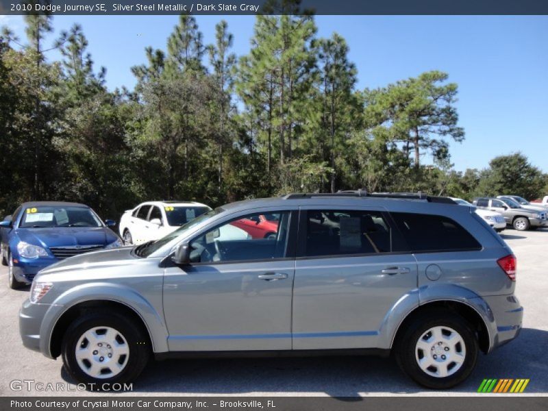 Silver Steel Metallic / Dark Slate Gray 2010 Dodge Journey SE