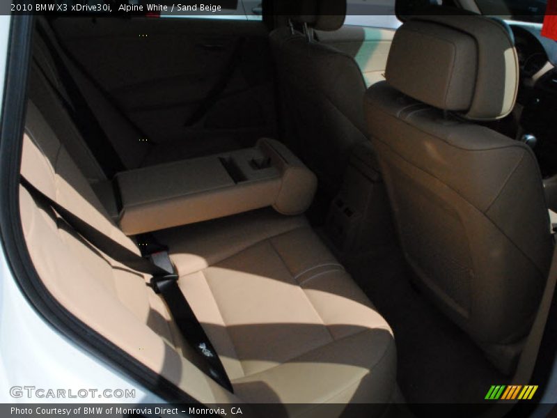 Alpine White / Sand Beige 2010 BMW X3 xDrive30i