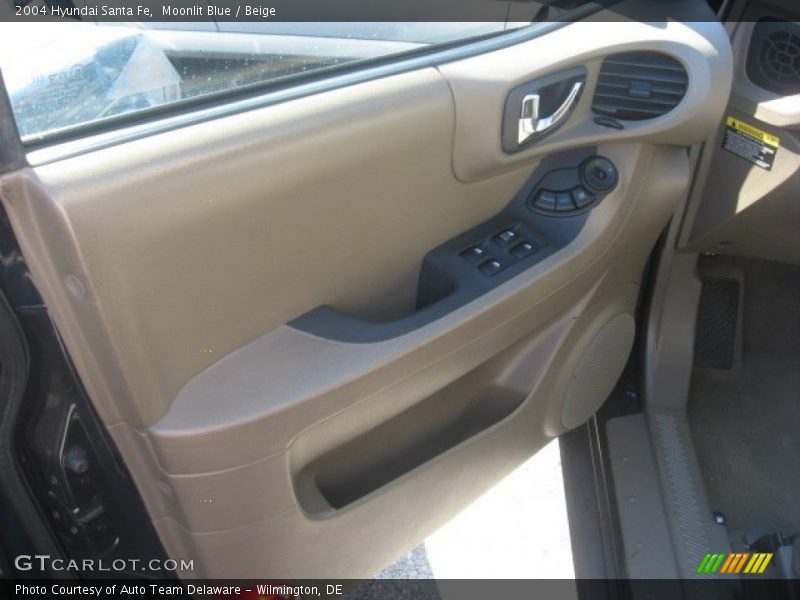 Moonlit Blue / Beige 2004 Hyundai Santa Fe