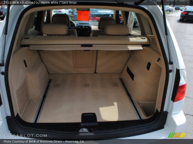 Alpine White / Sand Beige 2010 BMW X3 xDrive30i