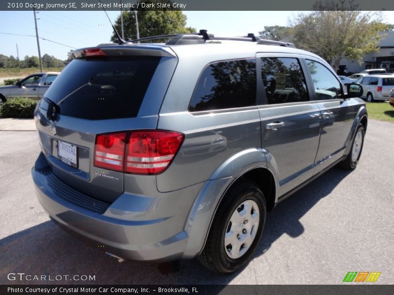 Silver Steel Metallic / Dark Slate Gray 2010 Dodge Journey SE