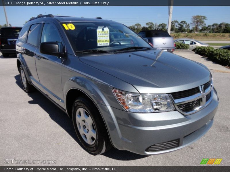 Silver Steel Metallic / Dark Slate Gray 2010 Dodge Journey SE