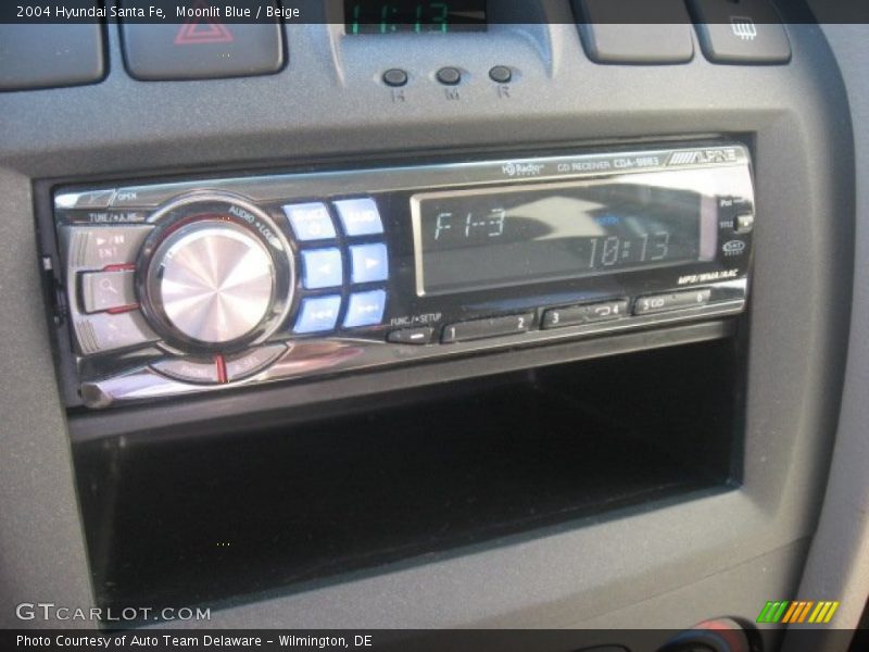 Moonlit Blue / Beige 2004 Hyundai Santa Fe