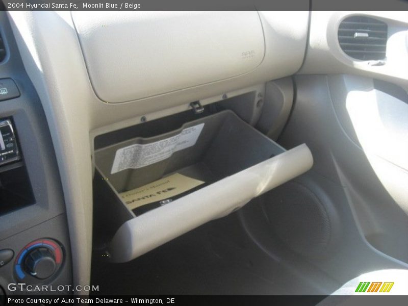 Moonlit Blue / Beige 2004 Hyundai Santa Fe