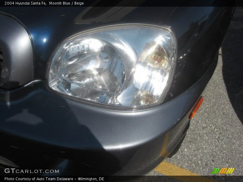 Moonlit Blue / Beige 2004 Hyundai Santa Fe