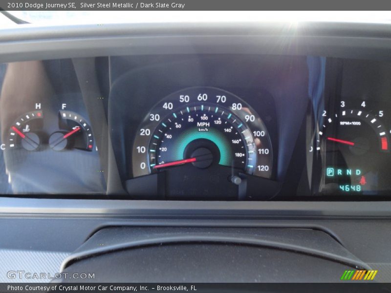 Silver Steel Metallic / Dark Slate Gray 2010 Dodge Journey SE