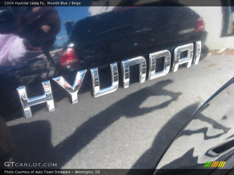 Moonlit Blue / Beige 2004 Hyundai Santa Fe
