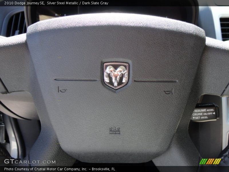 Silver Steel Metallic / Dark Slate Gray 2010 Dodge Journey SE