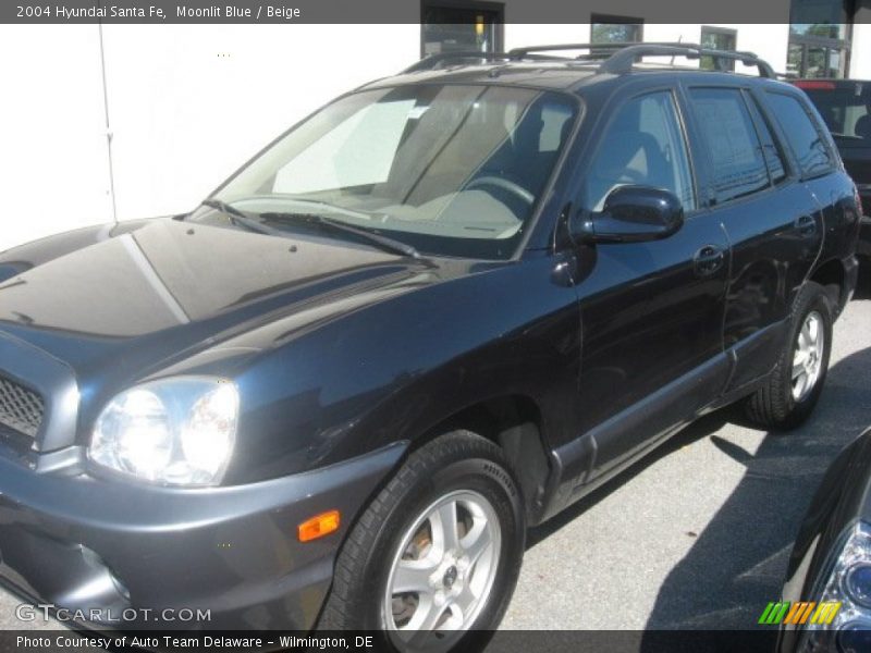 Moonlit Blue / Beige 2004 Hyundai Santa Fe